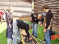 Preparatie van de boot