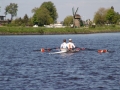 Roeien door Hollands landschap