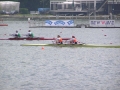 Over de finish in Essen