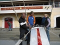 Voor het DeWolfe Boathouse
