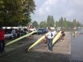 Drukte op het vlot
