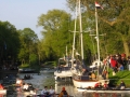 Bij de start
